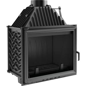 KRATKI Caminetto in ghisa KRATKI AMELIA 21 kW Ø200, inserto a legna ad alta potenza, EcoDesign BImSchV 2, camino a legna robusto ed efficiente per grandi ambienti