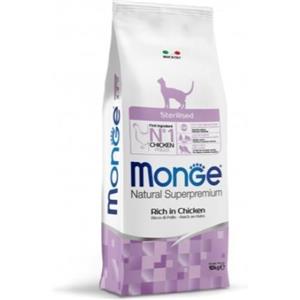 Monge Natural Superpremium, Cibo Secco Gatti Sterilizzati con Pollo 10kg