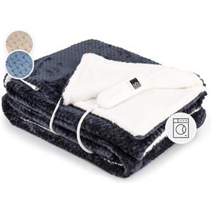 Klarstein Matrimoniale XL, Coperta Termica Elettrica 180 x 130 cm, Scaldaletto Matrimoniale Elettrico 9 Livelli di Temperatura, Lavabile in Lavatrice, Coperta Elettrica per Letto e Divano