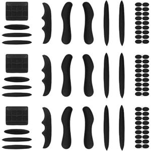 Eiaigky 81 Pezzi Imbottitura Casco Bici, Imbottitura Casco Universale Cuscinetti in Schiuma per Caschi Bicicletta Moto Elettrici Fodera Interna Traspirante Lavabile con Adesivi di Fissaggio Ricambio