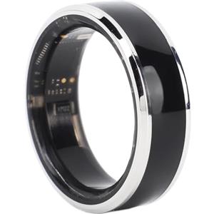 dsheng Anello Intelligente dsheng, Anello Fitness Tracker, Monitoraggio Frequenza Cardiaca, Temperatura, Sonno, Argento