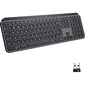 Logitech MX Keys Tastiera, Layout QWERTY Italiano, Grafite