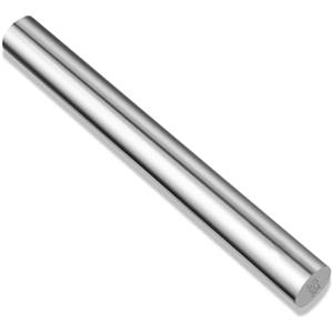 DGSLWH 1 pezzi Mattarello da cucina,Mattarello in Acciaio Inox 304,lungo, liscio, perfetto per prodotti di pasticceria e impasto, pizza, pasta al forno, crosta di torta, biscotti (32.5 cm - argento).