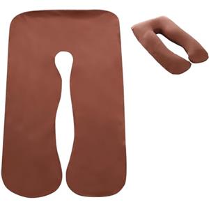 Acunny Federa per cuscino per gravidanza, a forma di U, cuscino per maternità completo, fodera di ricambio, cuscino per corpo, fodera rimovibile e lavabile, supporto addominale, cuscino per dormire laterale