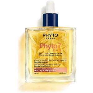 PHYTO Elixir Olio Sublimante Disciplinante 100ml - Nutrimento Intenso per Capelli Spessi, Secchi e Danneggiati