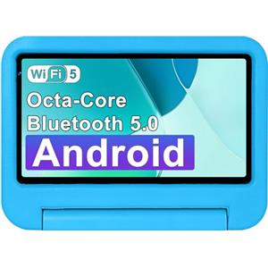 Biegedy Tablet per Bambini 7 Pollici Android, 7GB RAM+64GB ROM (TF 1TB), Tablets con Controllo Parentale,App preinstallate per Kids,Tablet PC con Custodia Protettiva,Blu