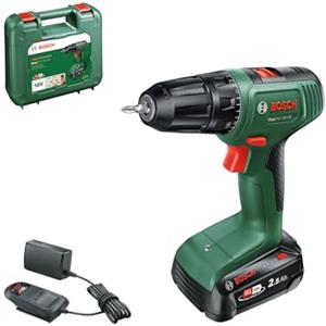 Bosch Trapano avvitatore a batteria EasyDrill 18V-38 (1 batteria da 2,5 Ah; sistema 18 volt; in custodia per il trasporto)
