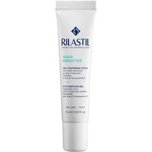 Rilastil Aqua Sensitive Gel Contorno Occhi 15 ml - Gel idratante, antiborse e antiocchiaie per pelli sensibili