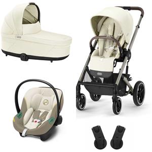 Cybex - Trio Balios S Lux con Aton S2 ISize Lava Grey Con Navicella Stone Grey - S.A. Lava Grey