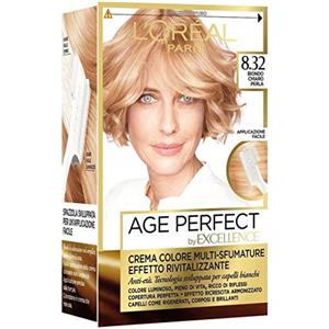 L'Oreal Paris L'Oréal Paris Excellence Age Perfect Crema Colore Effetto Rivitalizzante, 8.32 Biondo Chiaro Perla