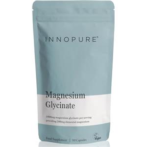 INNOPURE Magnesio Glicinato - 90 Capsule - Integratore di Magnesio ad Alta Biodisponibilità - 1000 mg per dose con 200 mg Elementare Puro in Polvere di Bisglicinato