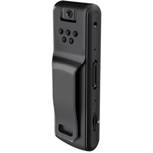 JOJIDE Bodycam, Mini telecamera HD 1080P Visione notturna a infrarossi Telecamera for corpo piccolo Obiettivo rotante a 180 ° Sport all'aria aperta DV DVR Videoregistratore