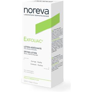 Noreva Exfoliac Lozione Astringente 125 ml - Alta concentrazione in AHA per prevenire le imperfezioni cutanee