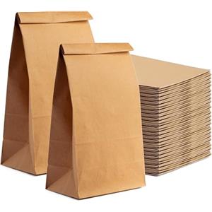 TK Gruppe Timo Klingler 50 sacchetti marroni 210 x 140 mm in carta kraft Calendario dell'avvento fai da te - crea i tuoi natalizi da riempire (50 sacchetti)