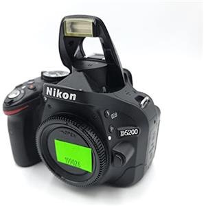 Nikon D5200 Body Fotocamera SLR Digitale, 24.1 Megapixel, Display TFT da 7.6 cm (3 Pollici), Full HD, HDMI, Colore Nero [Versione EU]