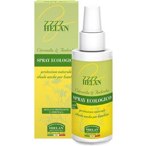 Helan Zanzhelan Spray Ecologico 100ml - Protezione Naturale contro Insetti, Idratante e Rinfrescante