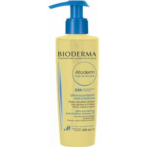 Bioderma Atoderm Huile de Douche 200 ml - Olio Doccia Rilipidizzante e Lenitivo per Pelle Sensibile e Secca