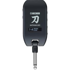 BOSS KATANA:GO | Amplificatore personale per cuffie, dedicato alla chitarra e al basso | Timbri pronti all'uso dagli amplificatori da palco Katana | Tecnologia degli spazi acustici avanzata