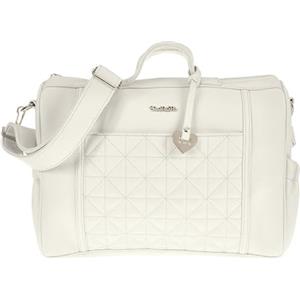 NANAN BORSA DA PASSEGGIO TRAPUNTATA BIANCA