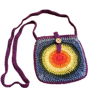 Handmade - Portacellulare a tracolla a uncinetto