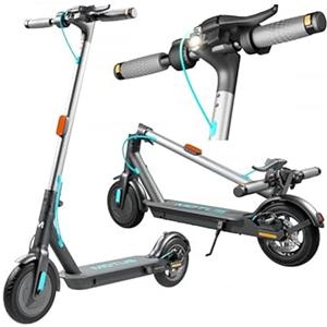 MOTUS Scooty 10 Lite Gen 5 - Trottinette électrique adulte légère 12,5 kg, moteur 350 W, vitesse 25 km/h, roues 10″, frein à disque, pliable, IP54