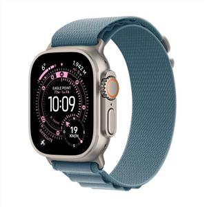 Apple - Watch Ultra 3 Gps + Cellular 49mm Titanio Naturale-alpine Loop Blu Chiaro - M