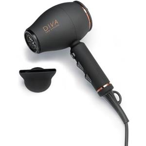 Diva Pro Styling Intenso 4000 Pro Asciugacapelli compatto e leggero Nero