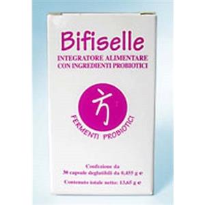 BROMATECH Bifiselle - Integratore Fermenti Lattici 30 Capsule per Equilibrio Intestinale