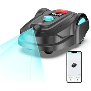 YARDCARE M800Plus Robot Tagliaerba Senza Filo Perimetrale, GPS & Visione AI, 800 m², Robot Tosaerba, Modalità di Taglio a U, Rilevamento 150 Ostacoli, Ricarica Automatica, Controllo App