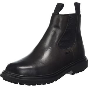 Geox U Faloria B Abx, Caviglia barca Uomo, Nero B0003z, 44 EU