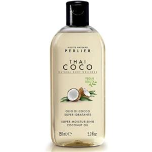 Perlier, Olio Corpo Super Idratante Thai Coco, Nutre in Profondità e Dona Vitalità alla Pelle con Purissimo Olio di Cocco, Ideale per Pelli Secche e Spente, 150 ml