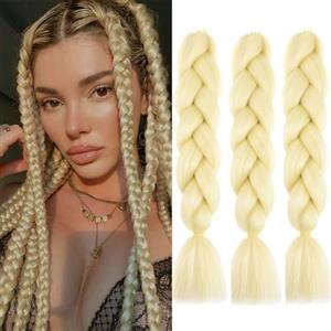 jooceebaby Extension Per Treccine Africane 24" Syntetiche Ombre Jumbo Treccia Capelli Fibra Sintetica Treccia Di Scatola Crochet Twist Intrecciare