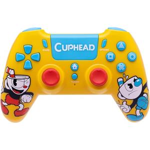 Qubick WIRELESS CONTROLLER CUPHEAD compatibile PS4