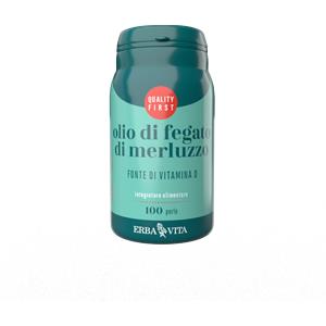 ERBA VITA GROUP SpA Olio di Fegato di Merluzzo Erba Vita 100 Perle
