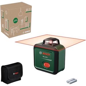 Bosch Livella laser PLL 360-1 (livella laser autolivellante a 360°, precisione ±0,4 mm/m, raggio d'azione 12 m, funzione di inclinazione, in confezione di cartone E-commerce)