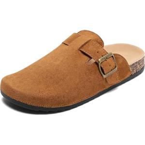 Jifenkla Sabot Donna e Uomo, Ciabatte Chiuse in Pelle, Comode e Traspiranti, Ideali per Casa e Giardino, Sandali Pantofola Misure 35-45