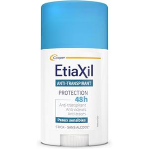 ETIAXIL - Antitraspirante - Sudorazione Moderata - Protezione 48 ore - Ascelle - Adatto per pelli sensibili - Stick - Made in France - 40 ml