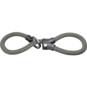 ABUS Lucchetto flessibile Infinity Loop 1806 - 140 cm, 2 passanti regolabili, antifurto per biciclette e altri oggetti, verde lento