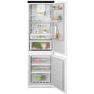Electrolux Serie 700 Frigocongelatore Combinato da Incasso, ENP7MD19S, 188,4 cm, Cassetto GreenZone+, MultiFlow, Twintech Total no Frost Plus, Capacità 269 Litri, 1884x540x549 mm, Bianco
