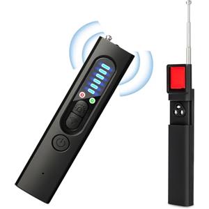 XEOOCE Rilevatore Microspie 4 in 1 Senza Fili - Telecamere Nascoste, GPS, RF, GSM, con 5 Livelli di Sensibilità per Casa, Ufficio e Hotel
