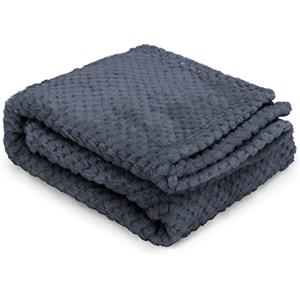 Nobleza Morbida Coperta in Pile per Cani e Gatti Confezione Color Grigio Misure 80 * 80cm