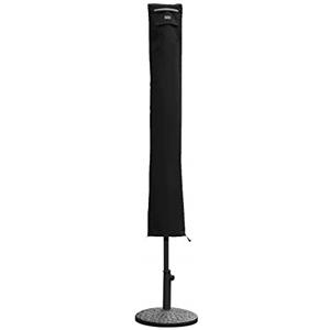 Sekey Ombrellone Copertura per Ø 200 cm / 200 cm × 150 cm / 200 cm × 125 cm Ombrelloni, Nero