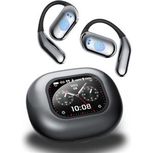 SANOTO IA Cuffie Traduzione Simultanea,144 lingue Traduttore Vocale Istantaneo Multilingue,Auricolari Traduttori Istantanei con Touch Screen OWS LCD,Traduttore con Cuffie per Viaggi, affari e Studio