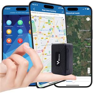 Winnes 4G Mini GPS Tracker Micro Spia Localizzatore Portatile GPS APP Senza Abbonamento Supporto iOS&Android IP65 Magnetico Forte Anti-smarrimento per Auto,Bambini,Anziani,Valigia,Borse,Chiavi