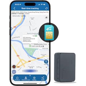 Winnes 4G Mini Tracker GPS Antifurto Micro Spia GPS Localizzatore con Magnete per Auto e Moto - SIM integrata,Satellitare Tracciatore di Posizione 30 giorni Standby per Bambini/Borse/Bagagli - TK903