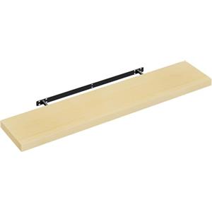 WOLTU Mensola da Muro Rettangolare Scaffale Libreria a Parete Decorazione per Cameretta Ufficio Porta CD/Dvd in Legno Rovere giallo 110cm RG9316kei