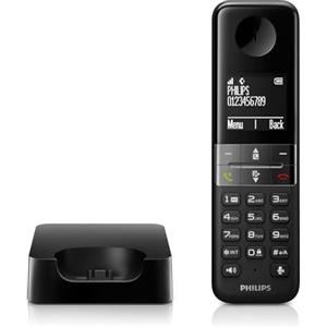 PHILIPS D4701B Telefono DECT Identificatore di Chiamata Nero