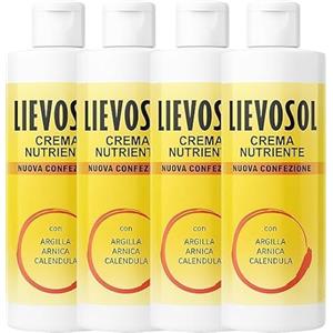 ALOHALABS Lievosol Crema Antidolorifica 400ml - Arnica e Artiglio del Diavolo - Sollievo Dolori Muscolari, Articolari, Schiena e Cervicale