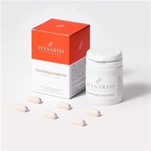 Stanartis Integratore Anticaduta Capelli Nutricum con Tricostrong CPX, Biotina e Zinco - Uomo Donna Crescita e Forza Capelli - 30 Compresse Naturali da 1000 mg