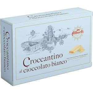 CAIYA Strega Alberti Croccantino BIANCO Barretta di Croccante alle Nocciole Ricoperta di Cioccolata Bianca 300g
